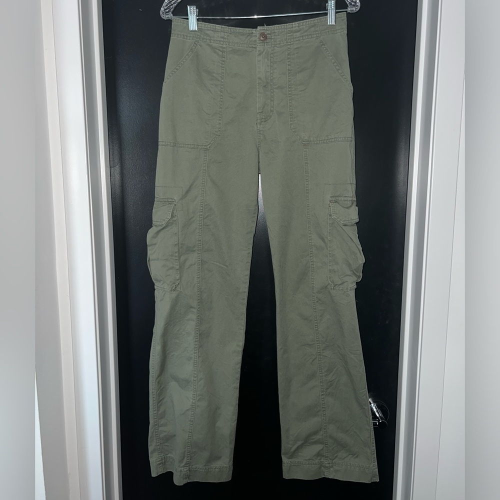 A&F Relaxed Cargo Pant - Olive Green